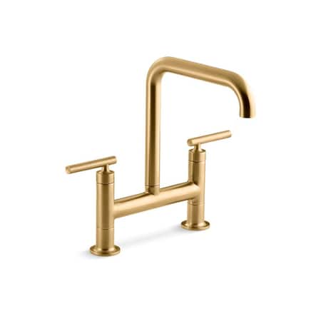 Kohler 8 in Mount, 2 Hole Kitchen Faucet 7547-4-2MB